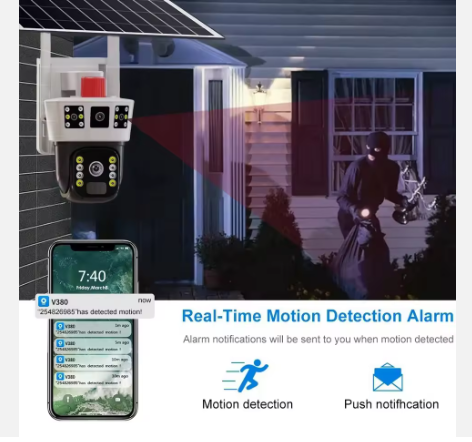 Caméra Solaire Intelligente V380